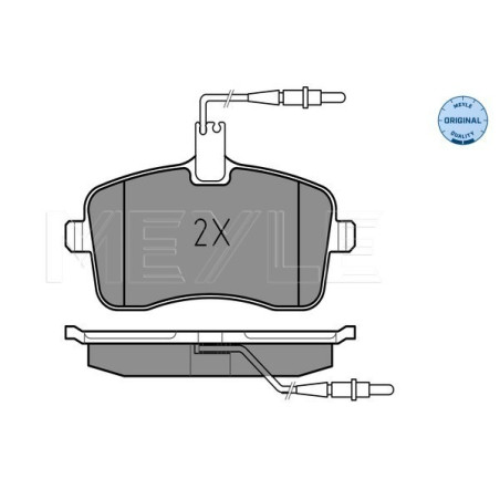 MEYLE 025 241 3418/W Pastillas de freno delantero para Peugeot 407