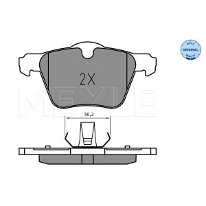 MEYLE 025 241 4218 Brzdové platničky predné pre V60 V70 S60 S80 XC70 S-Max Galaxy