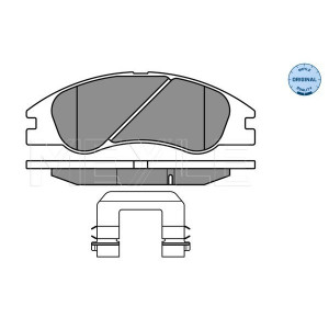 MEYLE 025 242 1817/W Brzdové platničky predné pre Kia Cerato