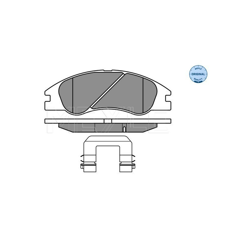 MEYLE 025 242 1817/W Bremsbeläge Vorne für Kia Cerato