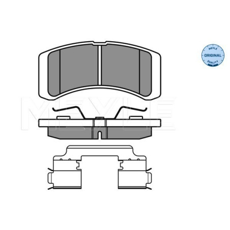 MEYLE 025 242 2914/W Brzdové platničky predné pre Cuore Mirage / Space Star Trevis