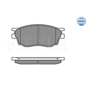 MEYLE 025 242 4616/W Pastiglie freno anteriore per Mazda 6