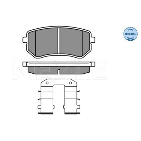 MEYLE 025 242 7614/W Brake Pads Set Rear for Picanto i10