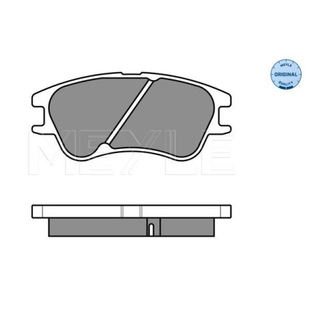 MEYLE 025 242 7713/W Pastillas de freno delantero para Hyundai Atos