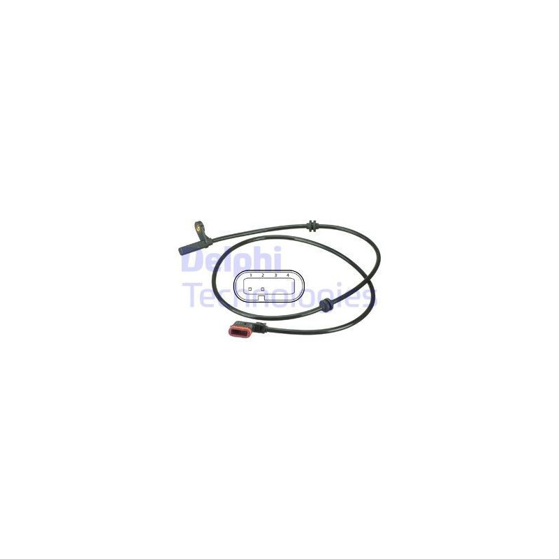 DELPHI SS20498 Zadný Snímač ABS pre Mercedes C-Class W204 S204 C204