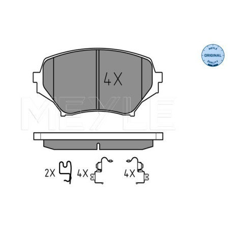 MEYLE 025 242 9714/W Bremsbeläge Vorne für Mazda MX-5