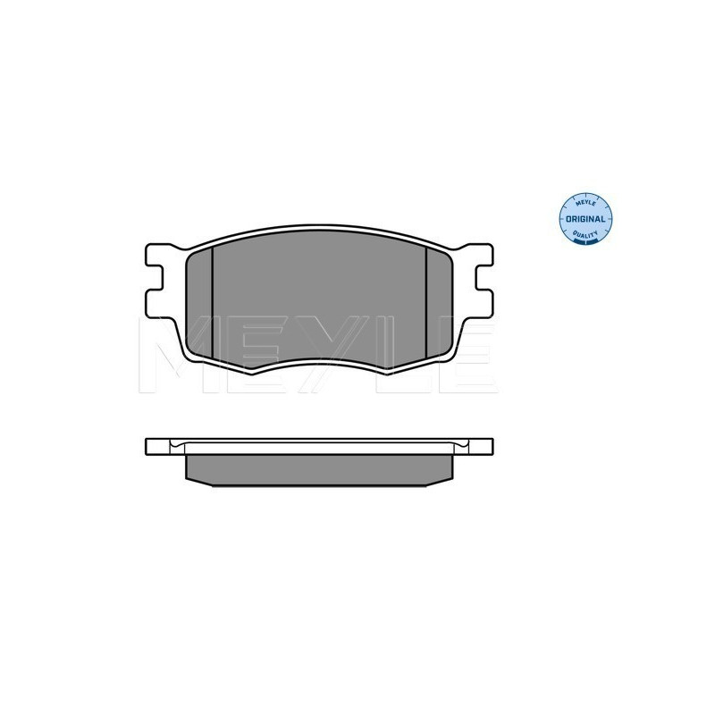 MEYLE 025 243 1717/W Brake Pads Set Front for i20 Accent Rio ix20