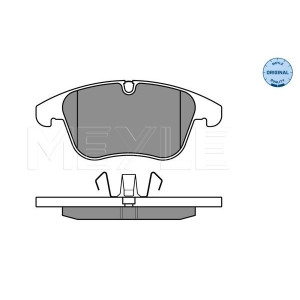 MEYLE 025 243 3218 Brzdové platničky predné pre 508 C5 407