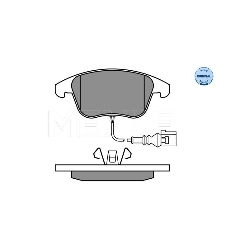 MEYLE 025 243 3219/W Pastillas de freno delantero para Q3 Tiguan Sharan Alhambra Passat
