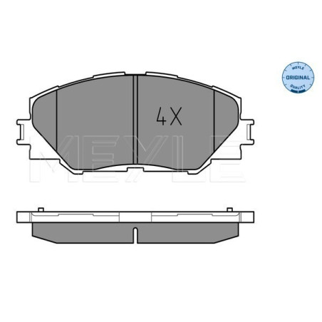 MEYLE 025 243 3717 Pastillas de freno delantero para RAV 4 Auris Prius Plus