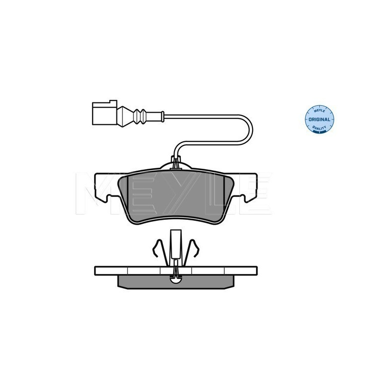 MEYLE 025 243 6719/W Plaquettes de frein arrière pour VW Transporter Multivan