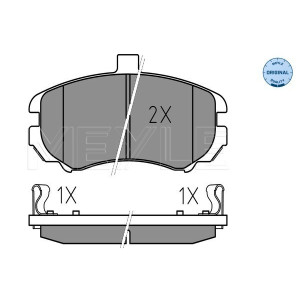 MEYLE 025 243 6917/W Pastillas de freno delantero para Hyundai Elantra