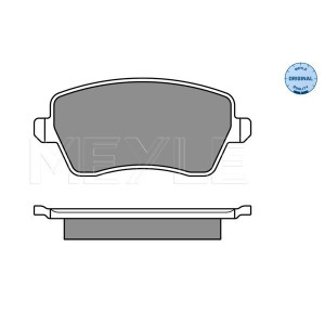 MEYLE 025 244 0317/W Brzdové platničky predné pre Agila Swift Splash