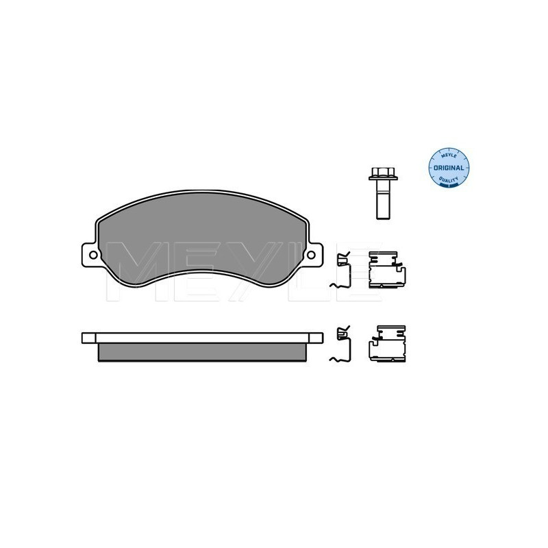 MEYLE 025 244 8419/W Bremsbeläge Vorne für Ford Transit