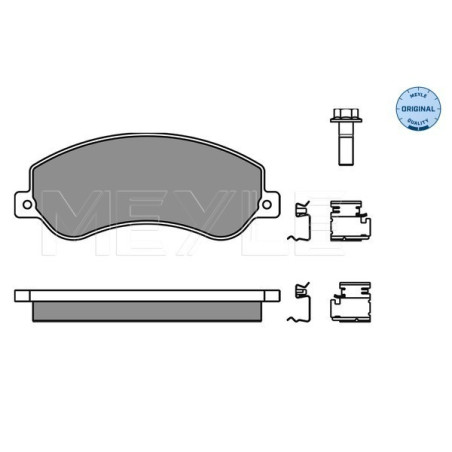 MEYLE 025 244 8419/W Bremsbeläge Vorne für Ford Transit
