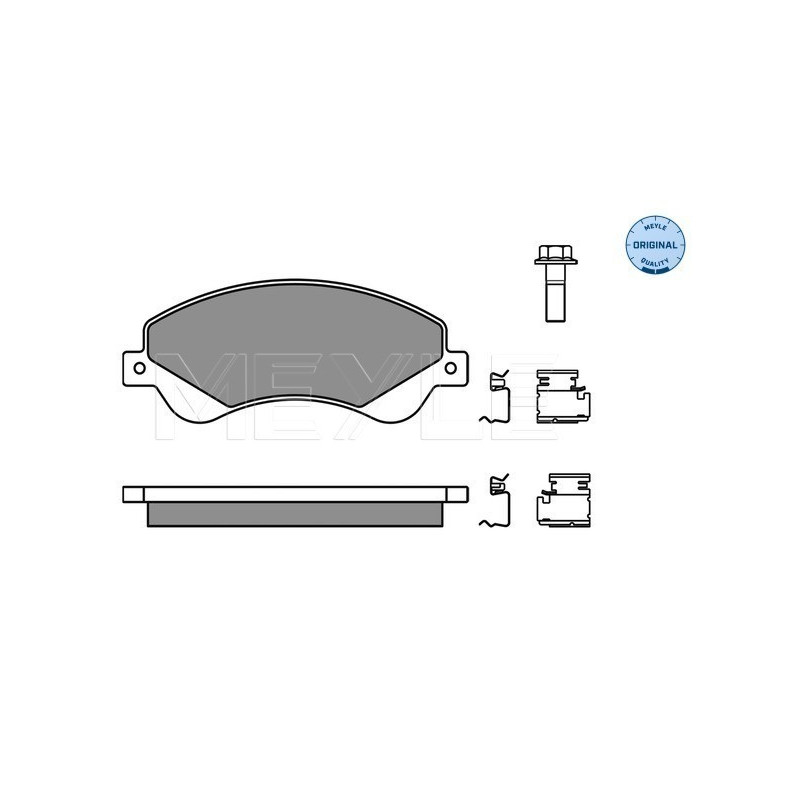 MEYLE 025 244 8518/W Bremsbeläge Vorne für Ford Transit