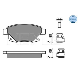 MEYLE 025 244 8617/W Pastillas de freno trasero para Ford Transit