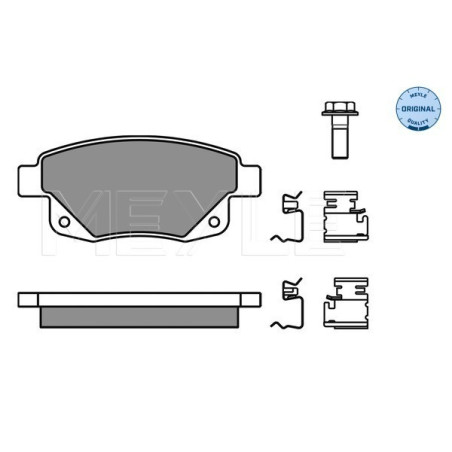 MEYLE 025 244 8617/W Klocki hamulcowe tył dla Ford Transit