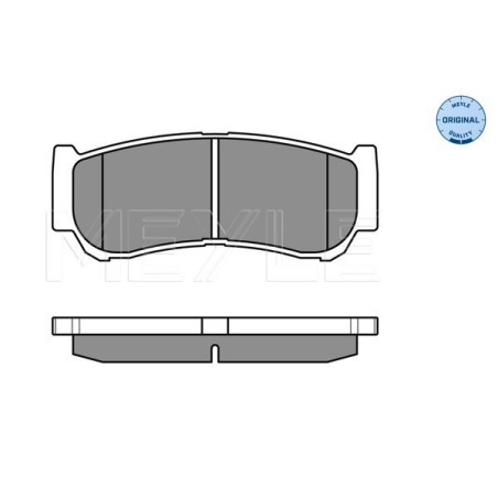 MEYLE 025 244 8816/W Brzdové destičky zadní pro Hyundai Santa Fe H-1