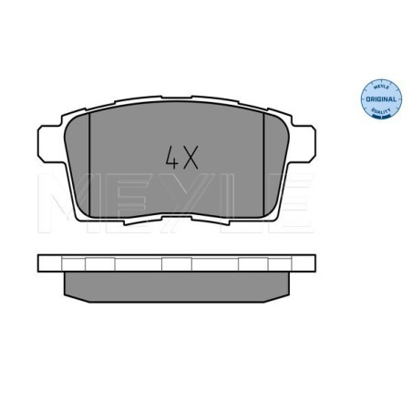 MEYLE 025 245 4517 Klocki hamulcowe tył dla CX-7 CX-9 Edge