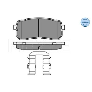 MEYLE 025 245 5915/W Klocki hamulcowe tył dla H-1 Sorento ix55 Carnival