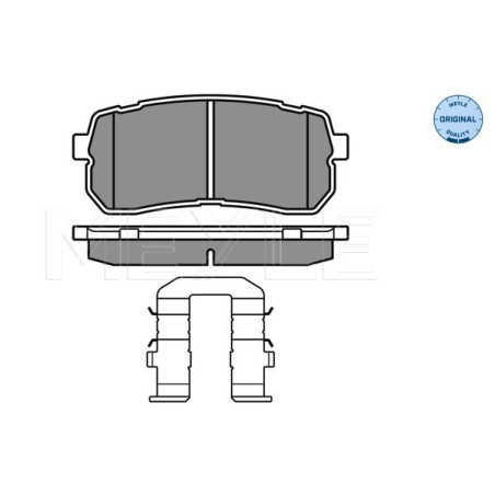 MEYLE 025 245 5915/W Bremsbeläge Hinten für H-1 Sorento ix55 Carnival