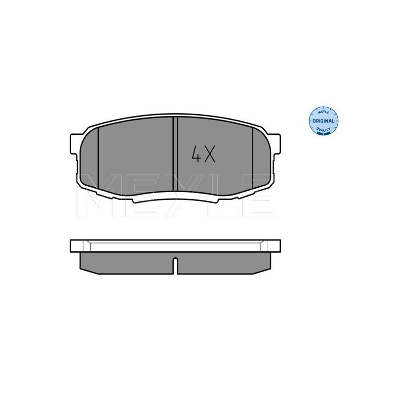 MEYLE 025 246 5317 Brake Pads Set Rear for Land Cruiser LX