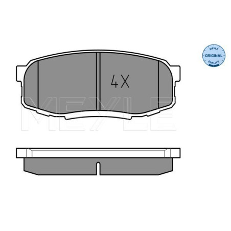 MEYLE 025 246 5317 Pastiglie freno posteriore per Land Cruiser LX
