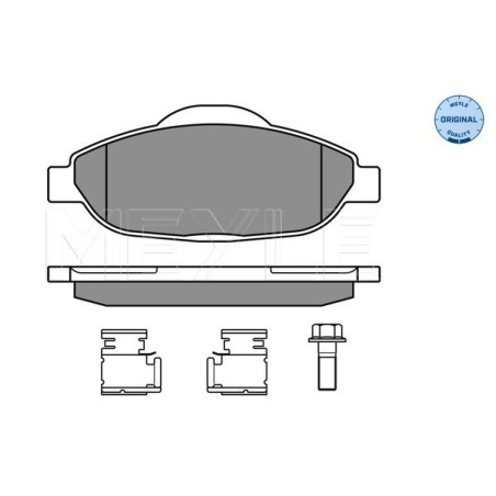 MEYLE 025 246 6017 Brzdové platničky predné pre Peugeot 308 3008