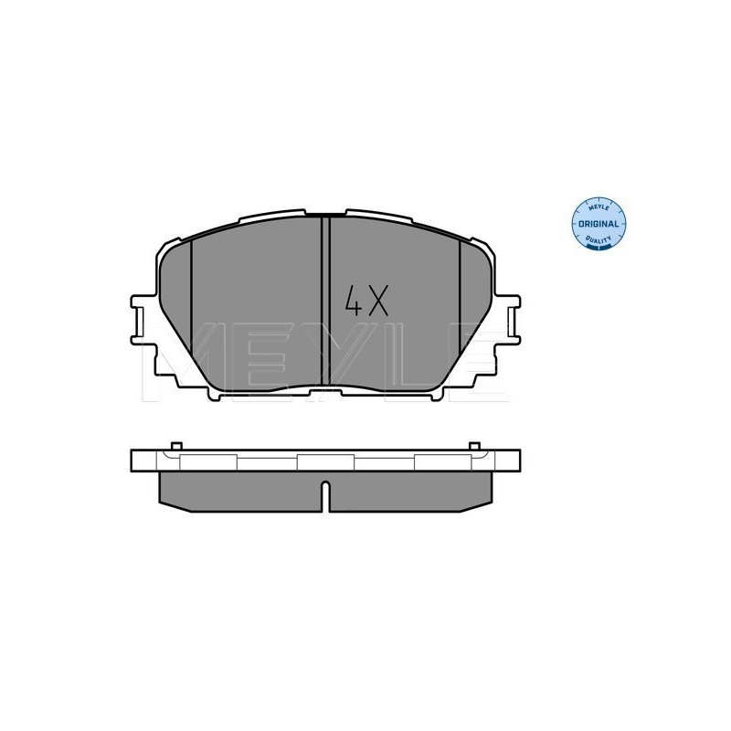MEYLE 025 247 0817 Brake Pads Set Front for  Rear for