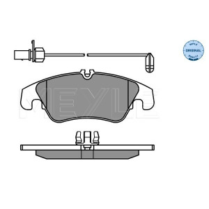 MEYLE 025 247 4319/W Brzdové destičky přední pro Audi A5 A4 Q5
