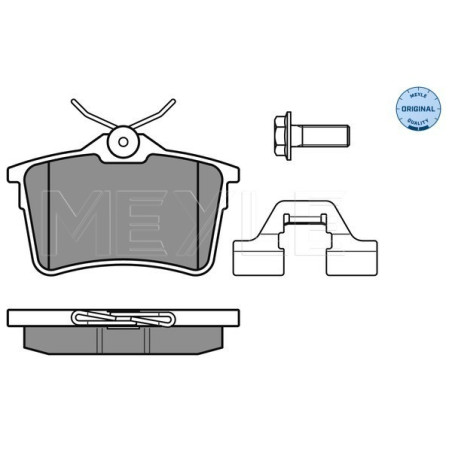 MEYLE 025 247 6516/W Brzdové platničky zadné pre Berlingo Partner 308