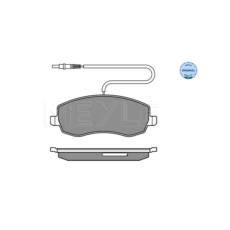 MEYLE 025 248 3919/W Plaquettes de frein avant pour C8 807 Phedra Ulysse