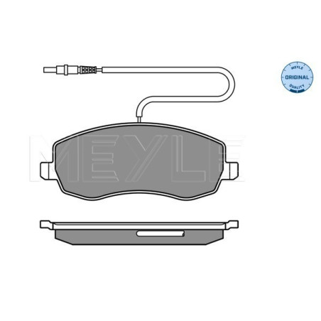 MEYLE 025 248 3919/W Brake Pads Set Front for C8 807 Phedra Ulysse