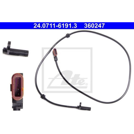 ATE 24.0711-6191.3 Capteur ABS vitesse de roue arrière pour Mercedes C