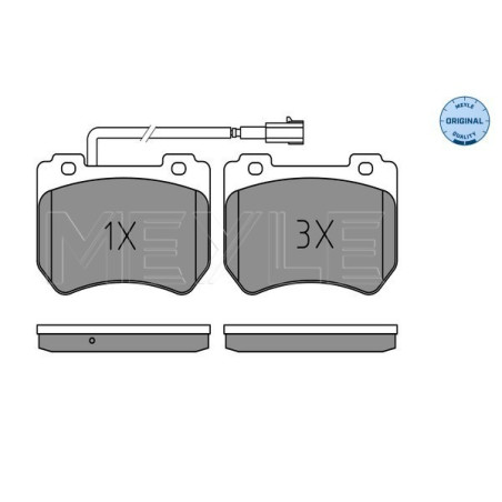 MEYLE 025 248 5215/W Bremsbeläge Vorne für Alfa 159 Brera Spider
