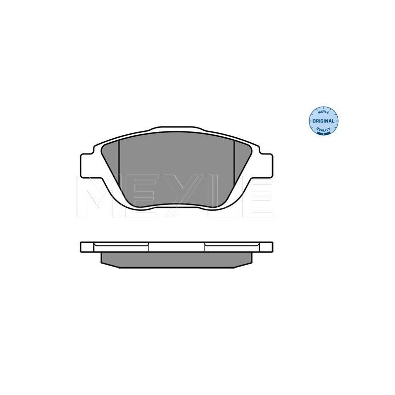 MEYLE 025 248 8318 Klocki hamulcowe przód dla C3 Aircross Picasso DS3 DS 2008 C4 Cactus Corsa 208
