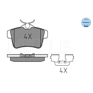 MEYLE 025 249 2217 Pastiglie freno posteriore per C4 DS DS4 3008 508 DS5 5008 RCZ 308