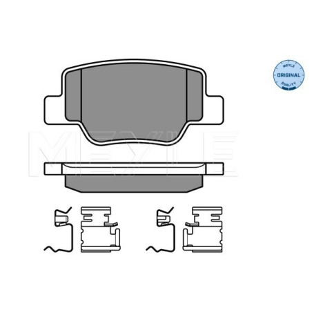 MEYLE 025 249 2616/W Brzdové platničky zadné pre Toyota Verso