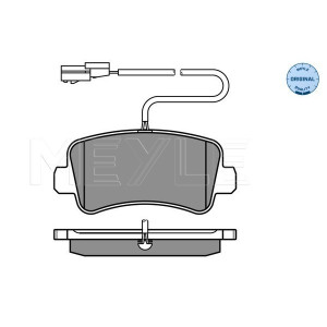 MEYLE 025 251 1218/W Brzdové platničky zadné pre Movano Master NV400