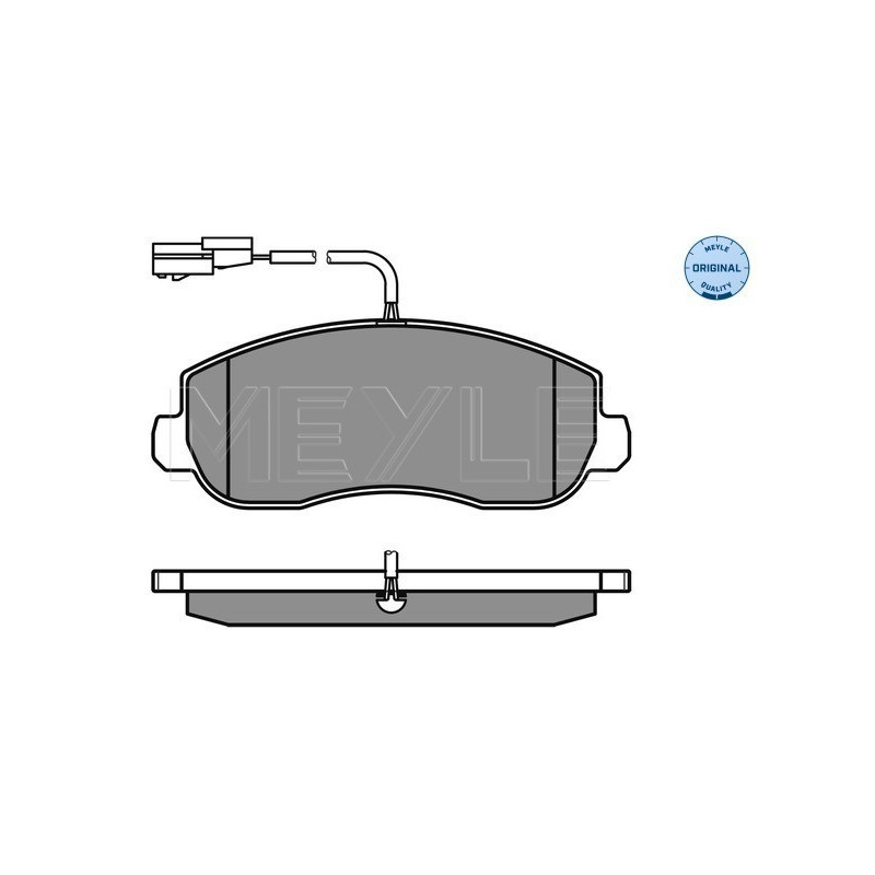 MEYLE 025 251 4718/W Plaquettes de frein avant pour Movano Master NV400 Interstar