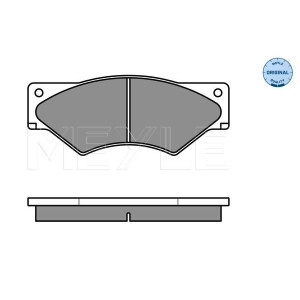 MEYLE 025 291 0720/W Pastillas de freno delantero para Iveco Daily