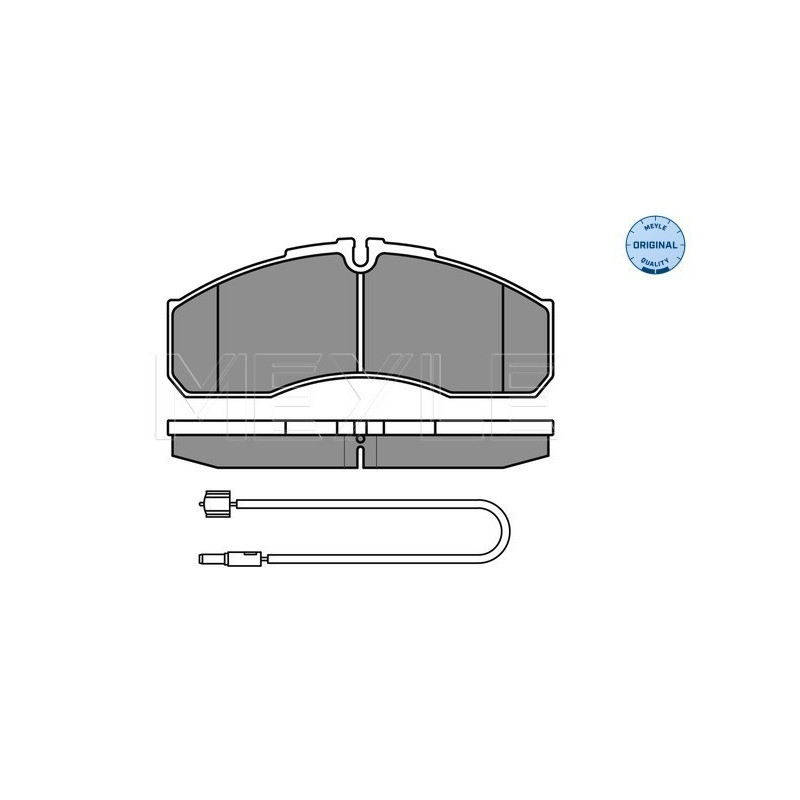 MEYLE 025 291 6020/W Plaquettes de frein avant pour Mascott Daily Cabstar