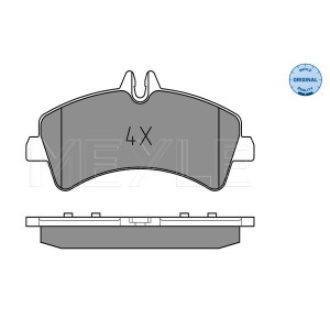 MEYLE 025 292 1720 Brake Pad Set Rear for