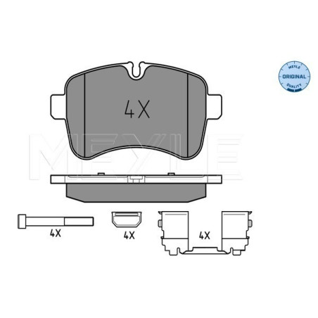 MEYLE 025 292 3221 Plaquettes de frein arrière pour Iveco Daily