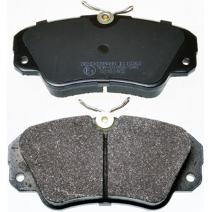 DENCKERMANN B110262 Pastillas de freno Delantero para