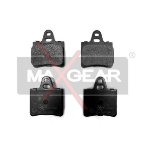 MAXGEAR 19-0400 Brzdové platničky zadné pre Citroen XM Xantia