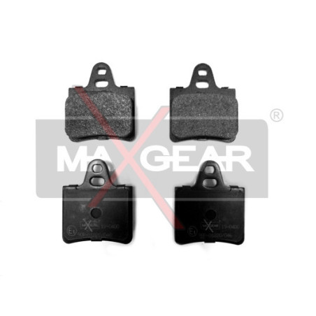 MAXGEAR 19-0400 Brzdové platničky zadné pre Citroen XM Xantia