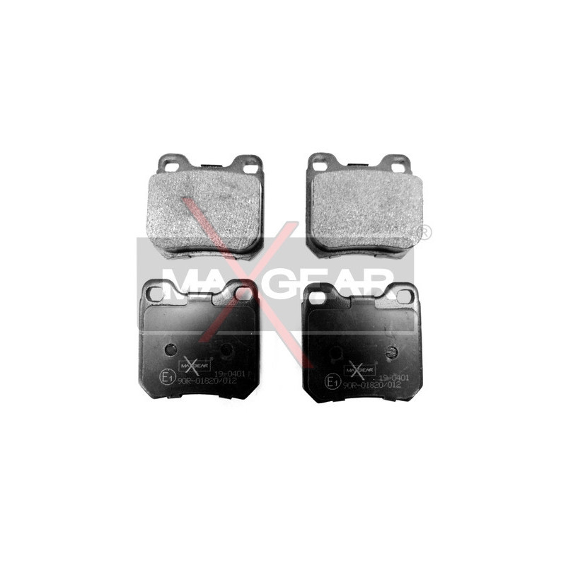 MAXGEAR 19-0401 Klocki hamulcowe tył dla Vectra Omega 9-3 Carlton 9-5 900 Senator Calibra
