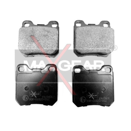 MAXGEAR 19-0401 Pastillas de freno trasero para Vectra Omega 9-3 Carlton 9-5 900 Senator Calibra